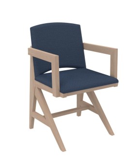 FAUTEUIL REMBOURRE APPUI SUR TABLE SOLINE